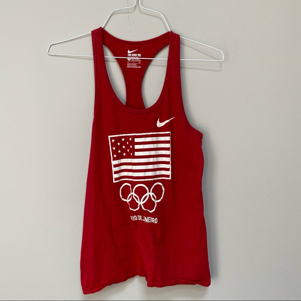 Nike Rio de Janeiro Olympic Red Tank